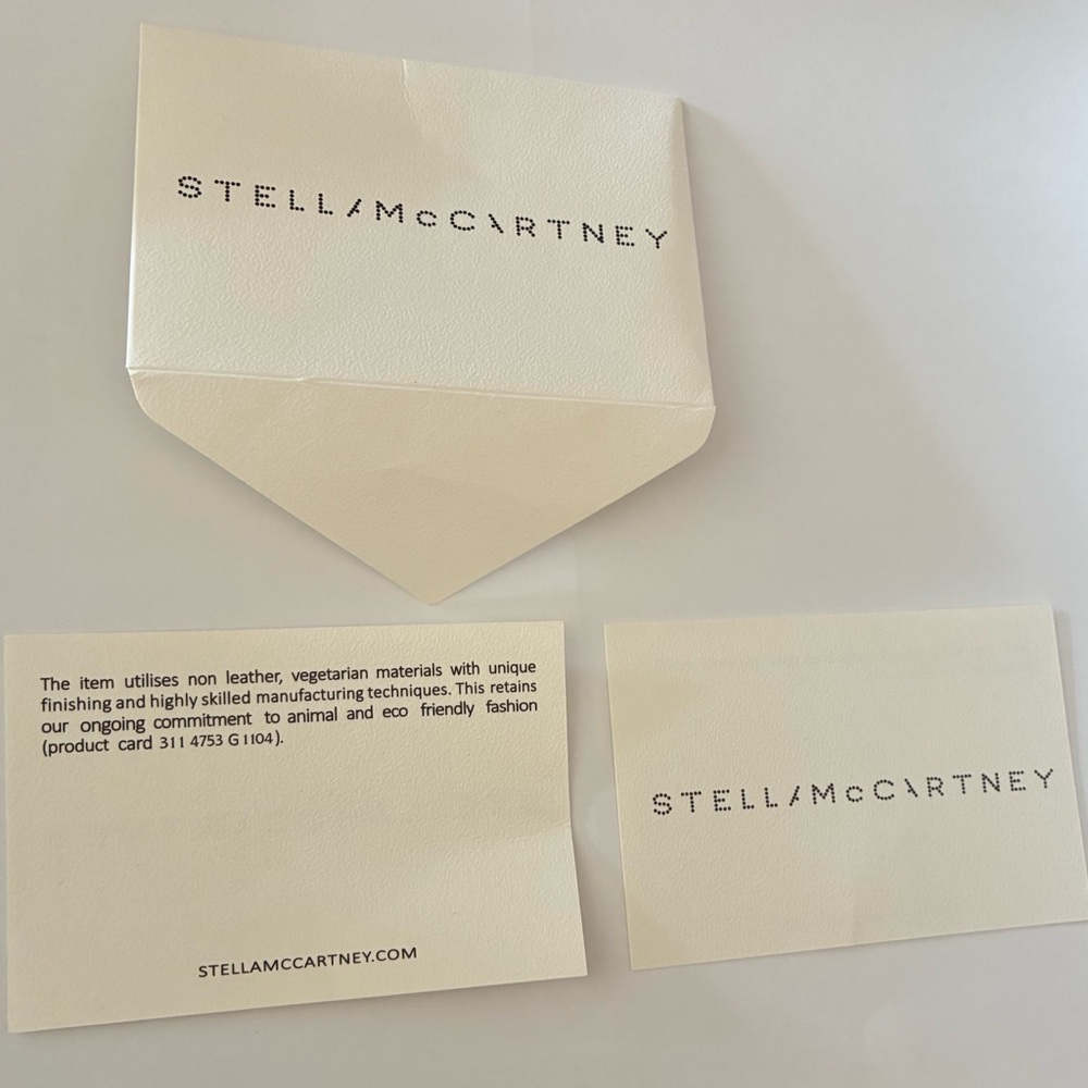 Stella McCartney Mini Faux Leather Crossbody Bag with dust cover - Picture 10 of 12